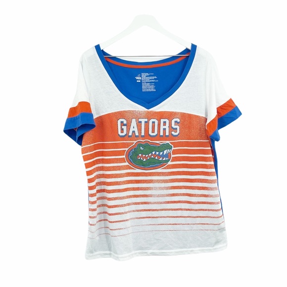 Tops - Florida Gators V Neck Graphic Tee SZ 3XL